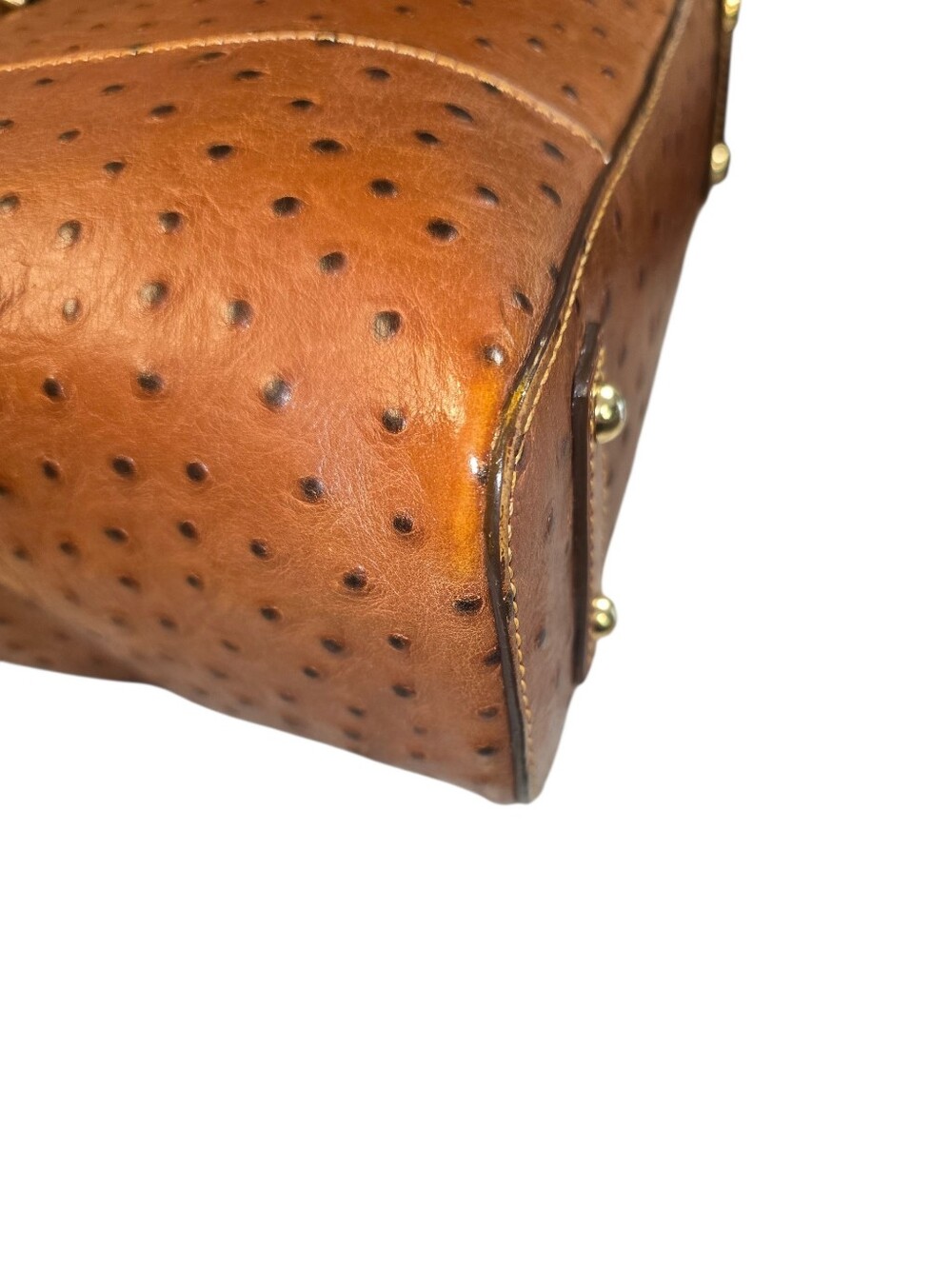 Dooney & Bourke Lexington tote features embossed ostrich leather. - Picture 6 of 11